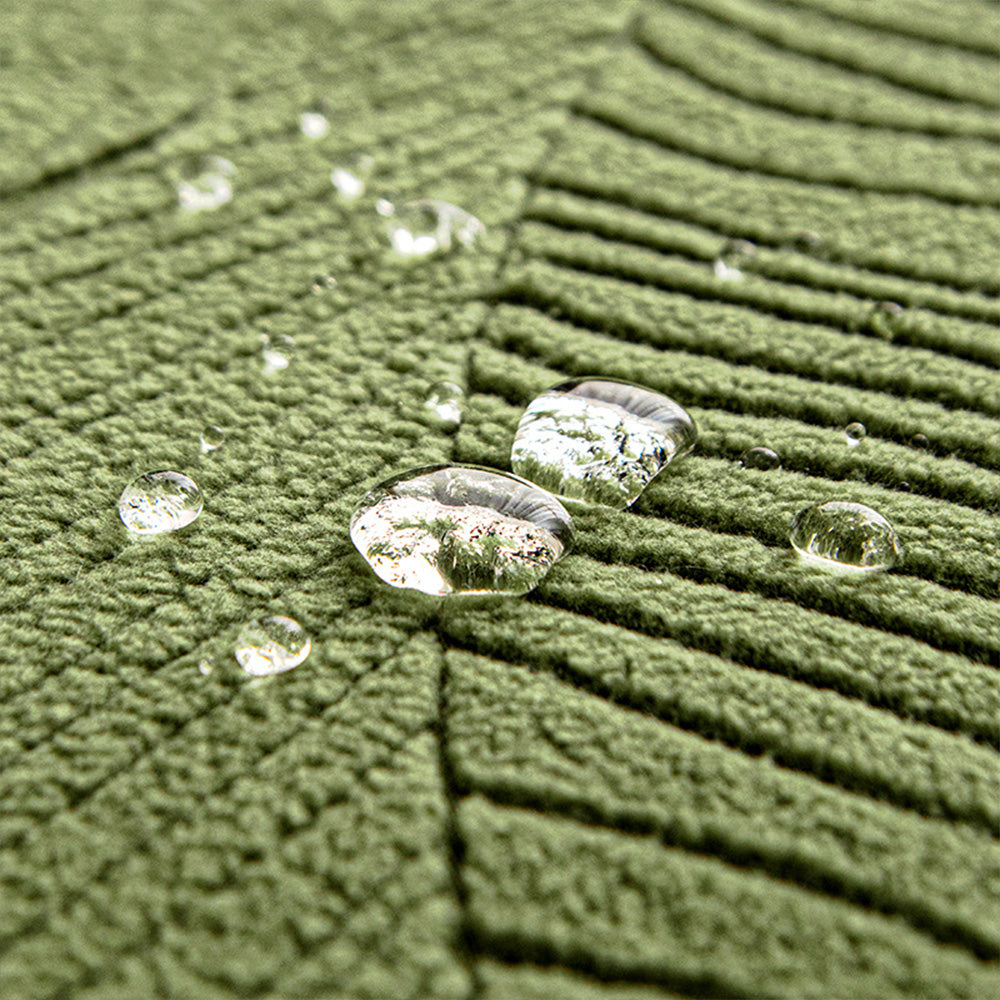 Full Wrap Sofa Cover with Leaf Design and Pet Protection