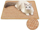Cat Scratcher Mat,Natural Cat Floor Scratching Pad Rug