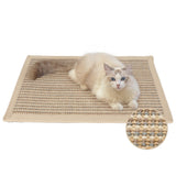 Cat Scratcher Mat,Natural Cat Floor Scratching Pad Rug
