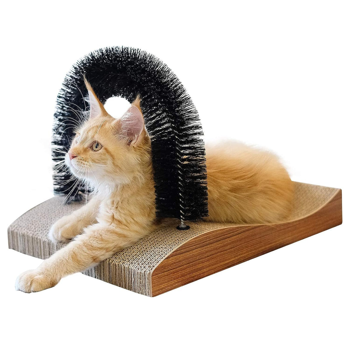 Cat Self Groomer,  Cat Arch Face Scratcher with Scratcher Pad