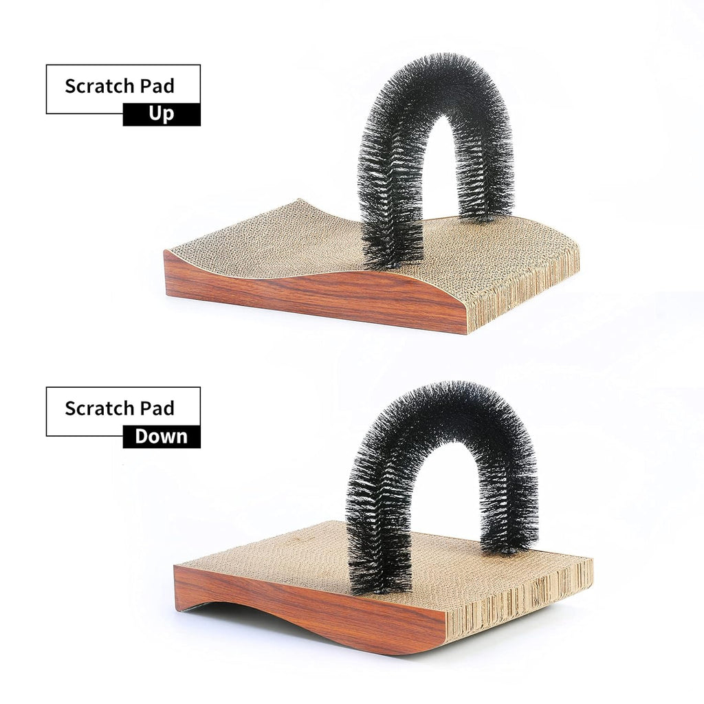 Cat Self Groomer,  Cat Arch Face Scratcher with Scratcher Pad